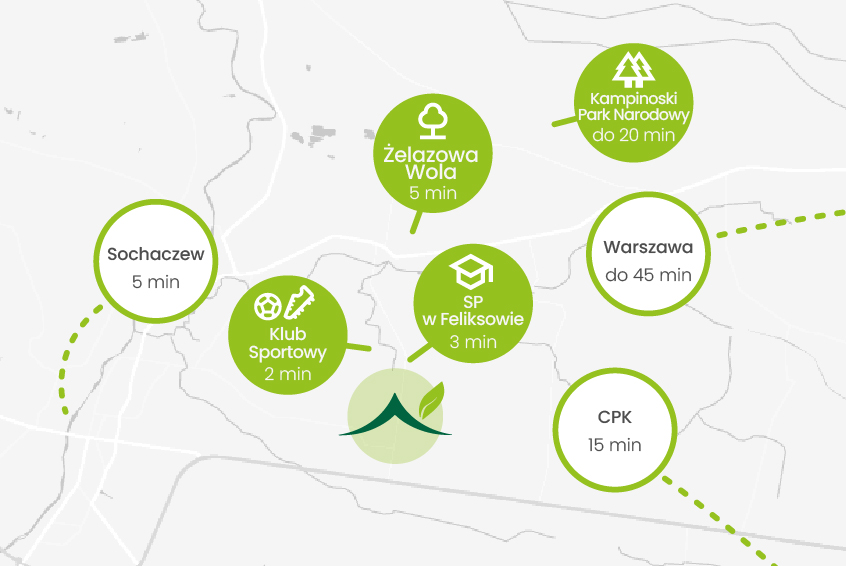 Mapa Osiedla Zielony Zosin